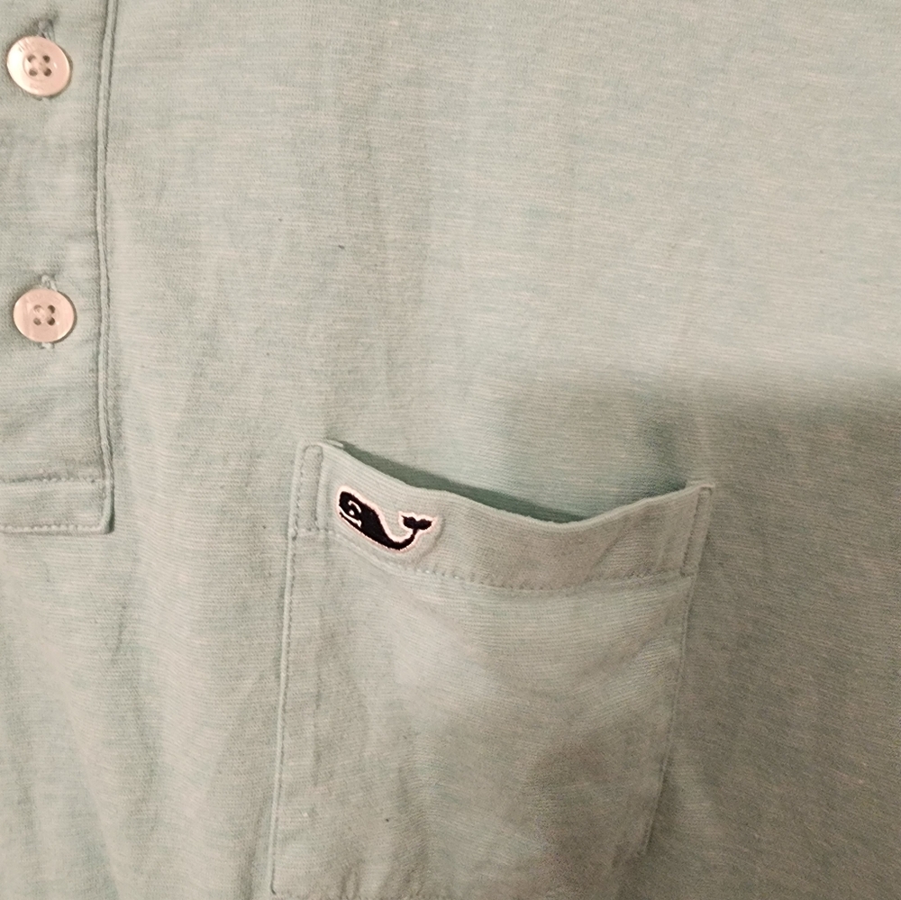 Men's Vineyard Vines Polo Xl Light Blue - Picture 4 of 12